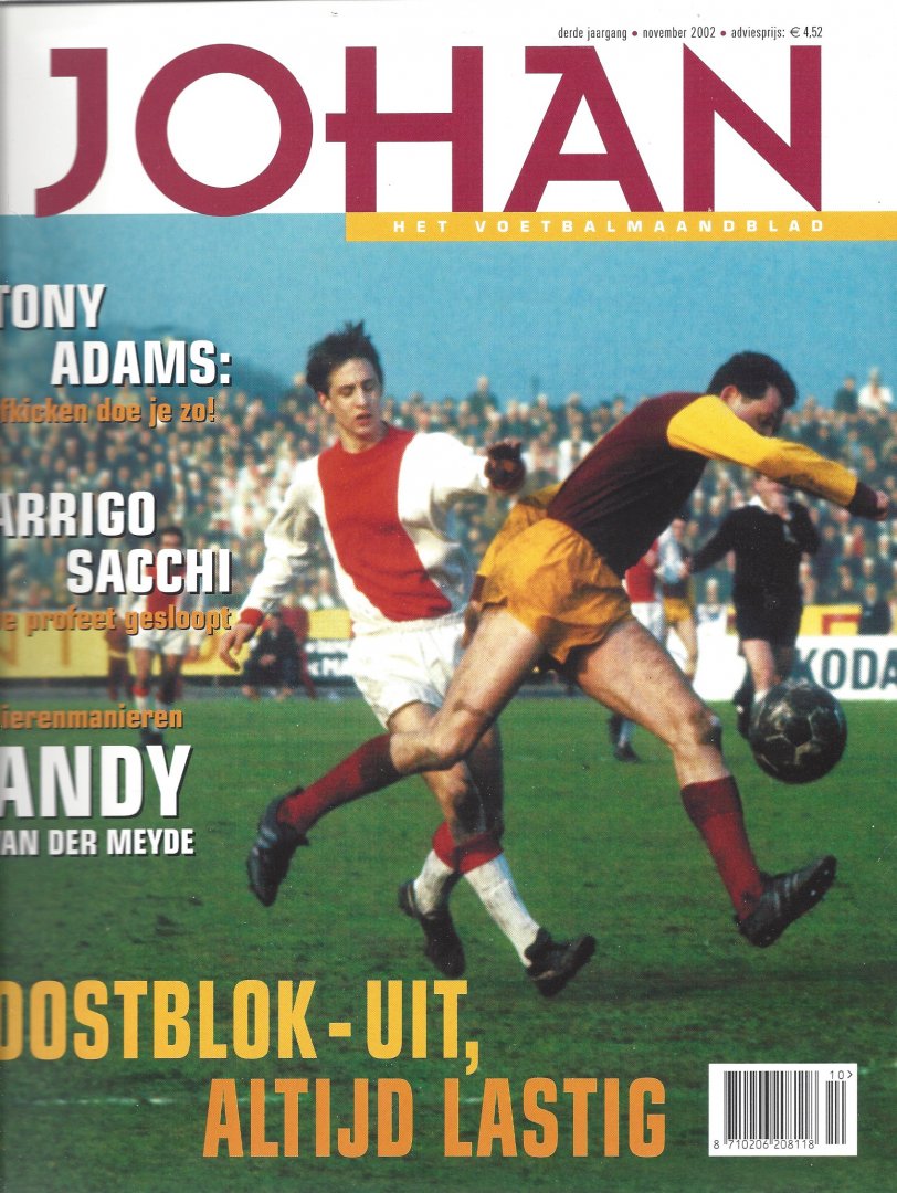 Zanden, Rob van der - Johan - Het voetbalmaandblad -  2000, 2001, 2002, 2003, 2004, 2005 losse nummers