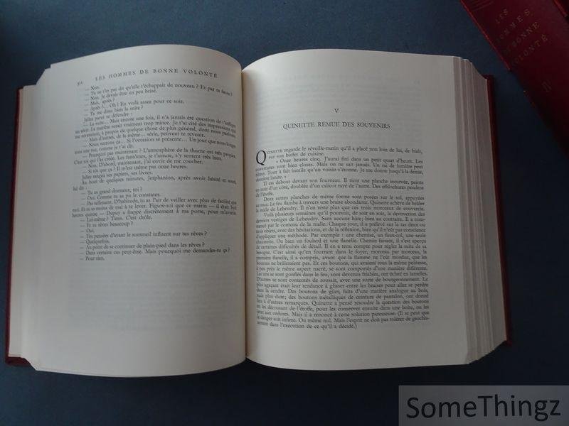 Jules Romains (texte), André Dignimont (illustr.) - Les Hommes de bonne volonté. Edition complète en quatre volumes.