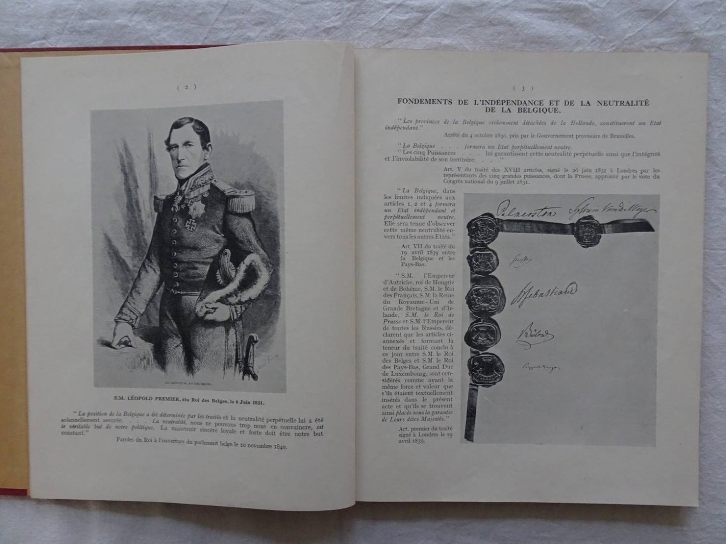 Davignon, Henri. - La Belgique et L'Allemagne. Textes et documents précédés d'un avertissement au lecteur.