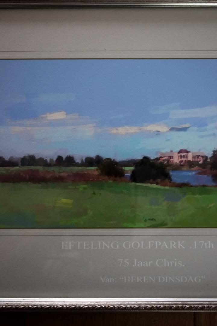  - Ad van Bokhoven - litho - Efteling Golfpark 17th. hole