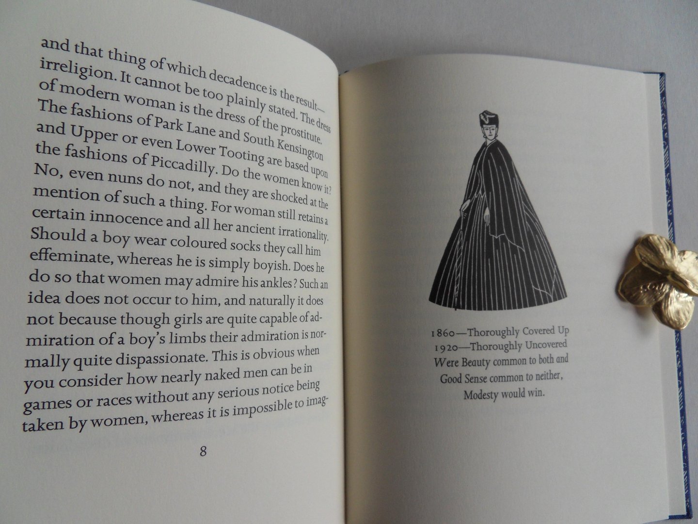 Gill, Eric. - Dress. - Being an Essay in Masculine Vanity and an Exposure of the UnChristian Apparel Favoured by Females [ Numbered: 69 / 200 ].