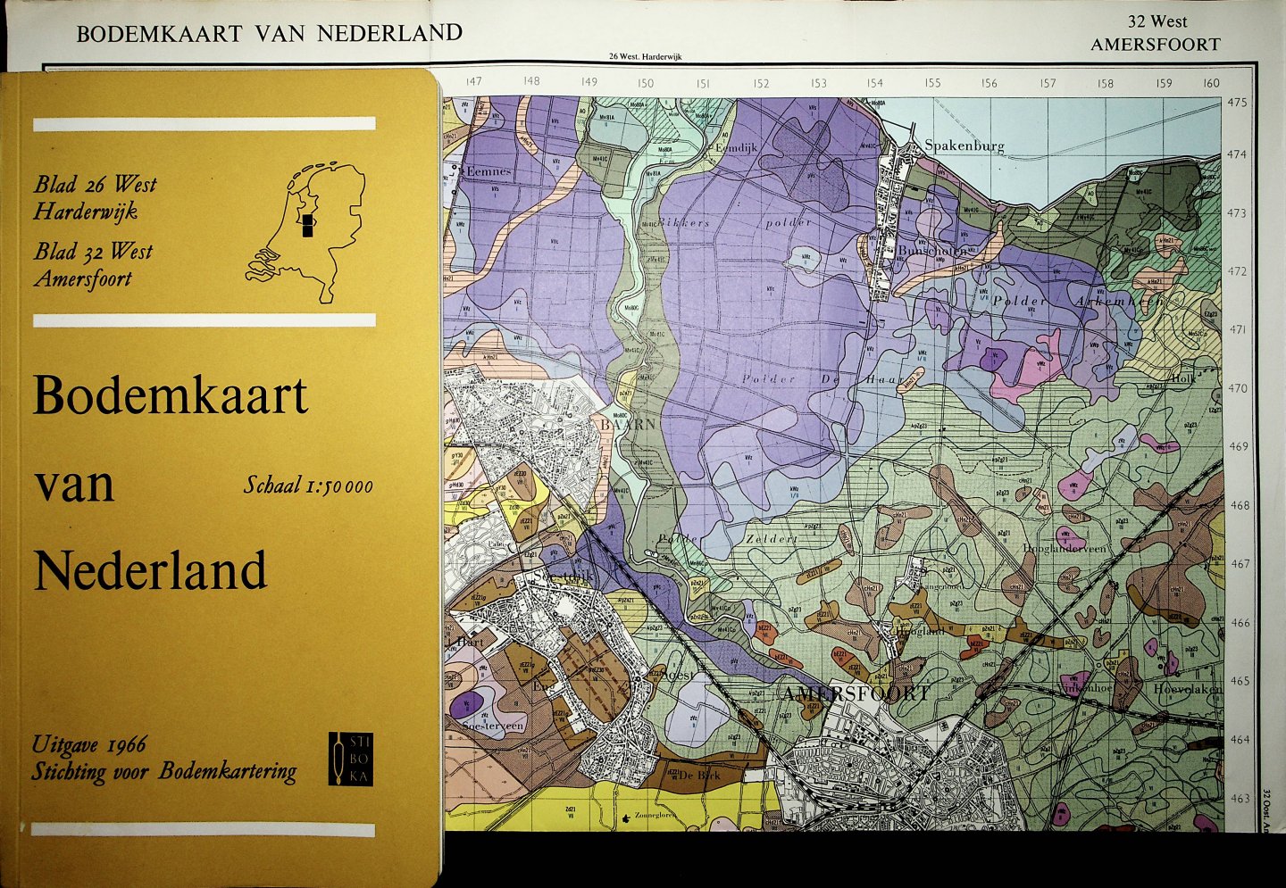 Harderwijk; Amersfoort - Bodemkaart van Nederland : schaal 1:50.000 ; Blad 26 West; blad 32 West