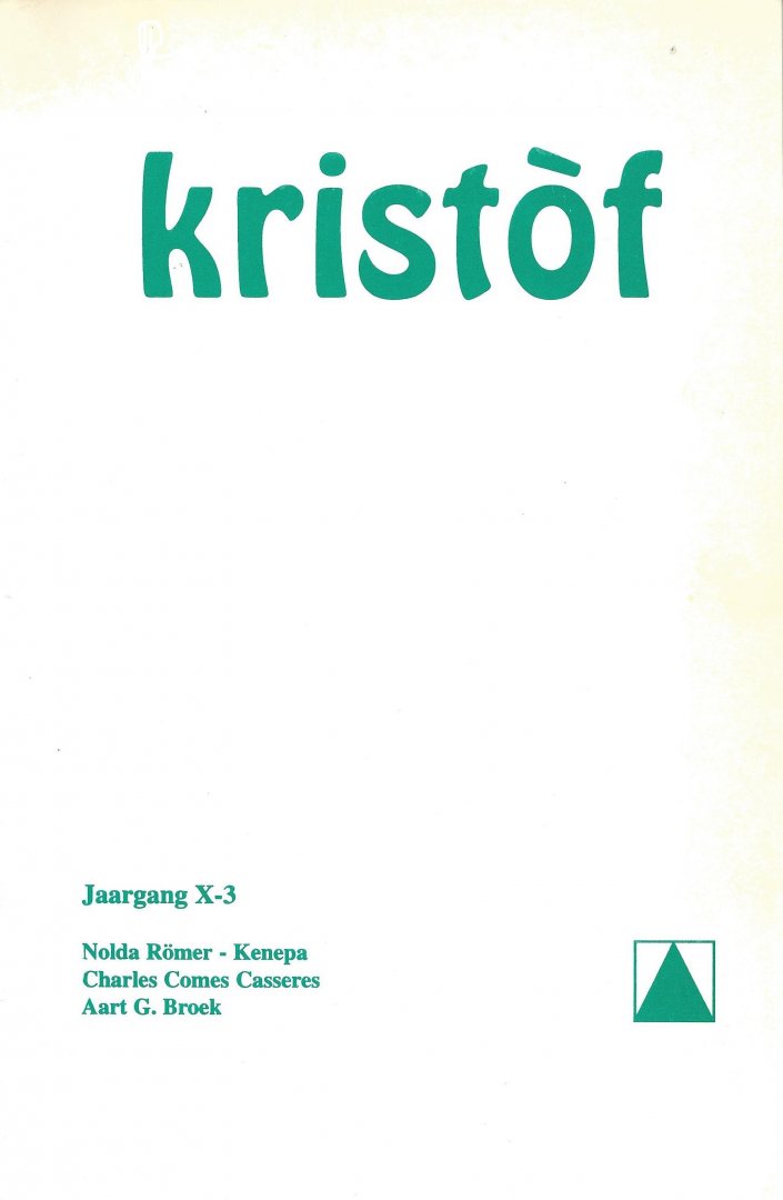 Buurt, Gerard van, et al. [redactie] - Kristof; jaargang X [1997] - nr. 3 [speciaal nummer over Wereldoorlog II]