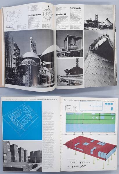 ARCHITECTURAL REVIEW, THE. - AR. The Architectural Review. August 1970 - July 1971.
