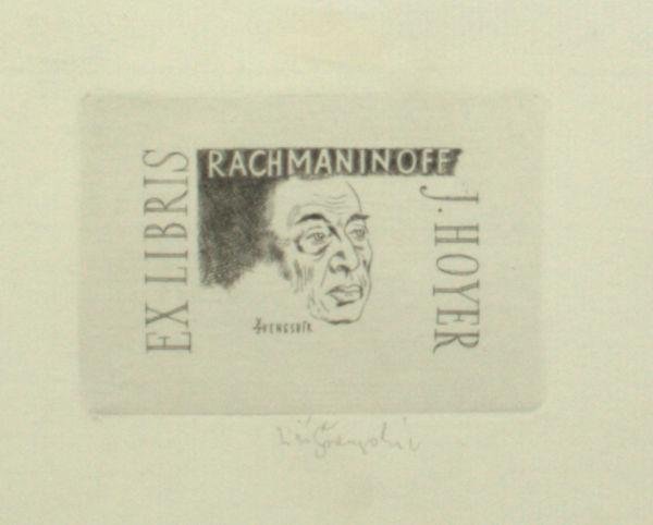 Svengsbir, Jiri. - Exlibris voor J. Hoyer.