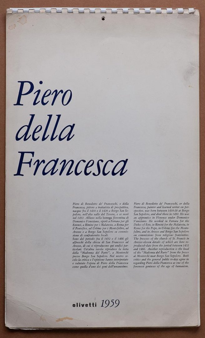 Olivetti - Piero della Francesca