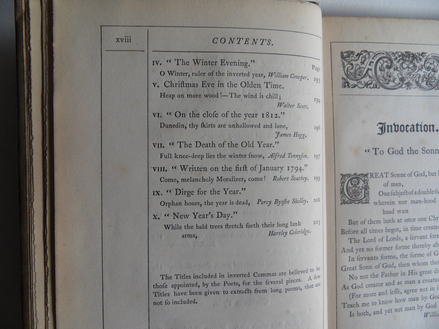 Coleridge, Sara (edited by) [ dochter van Samuel T. Coleridge - 1772 / 1834 ]. - Christmas Tyde.