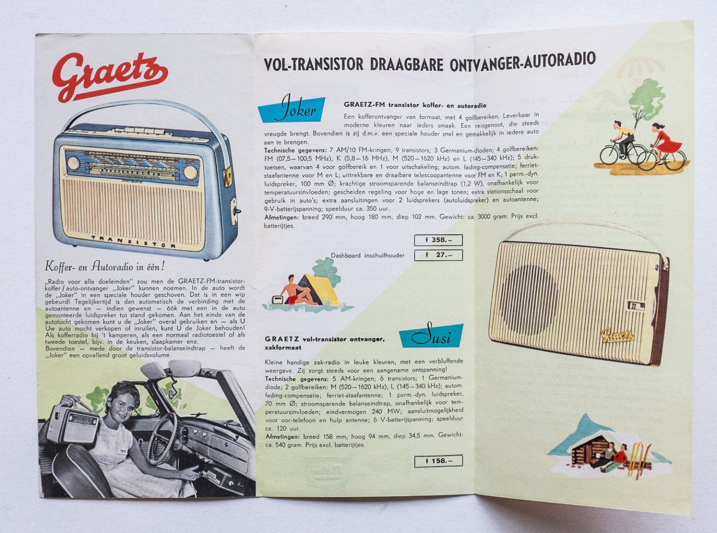  - Graetz Transistor Koffer/Autoradio ... de ideale reisgenoot