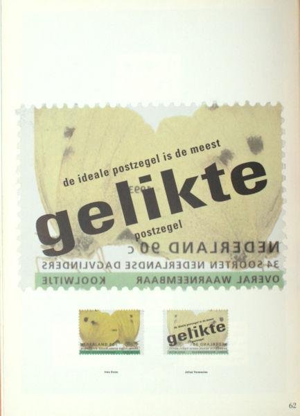 Cardozo, Ada Lopes & Joost Swarte. - De ideale postzegel. Een bundel ideeën naar aanleiding van het afscheid van Paul Hefting van de KPN, Kunst en Vormgeving