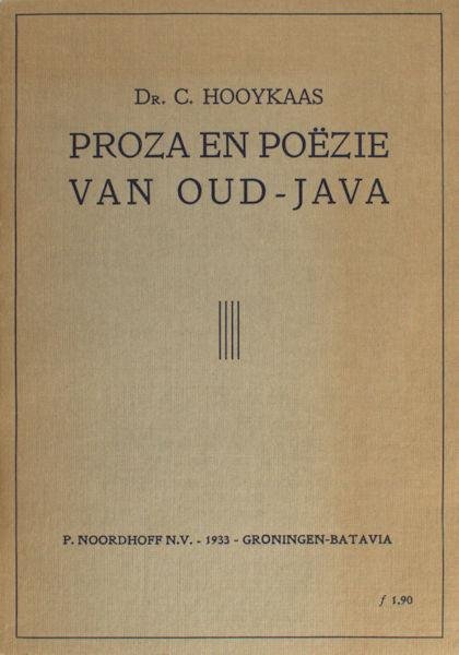 Hooykaas, C. - Proza en poëzie van Oud-Java.