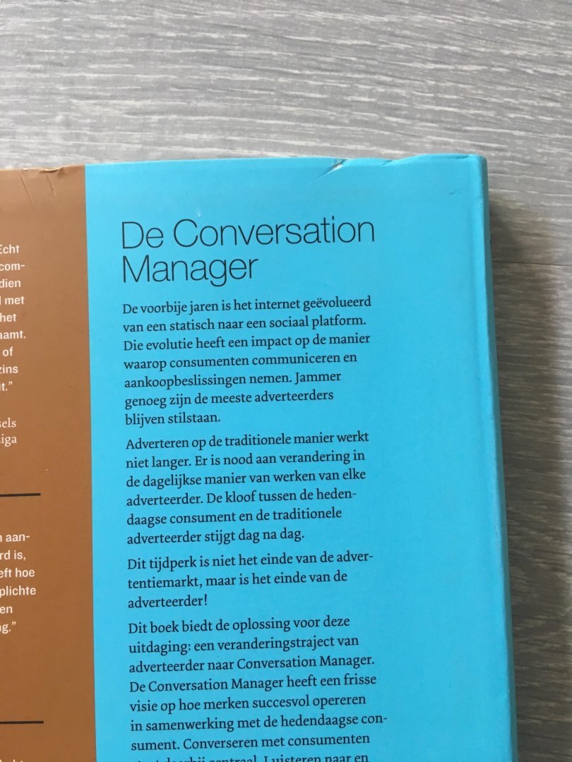 Belleghem, Steven van - De conversation manager 2013