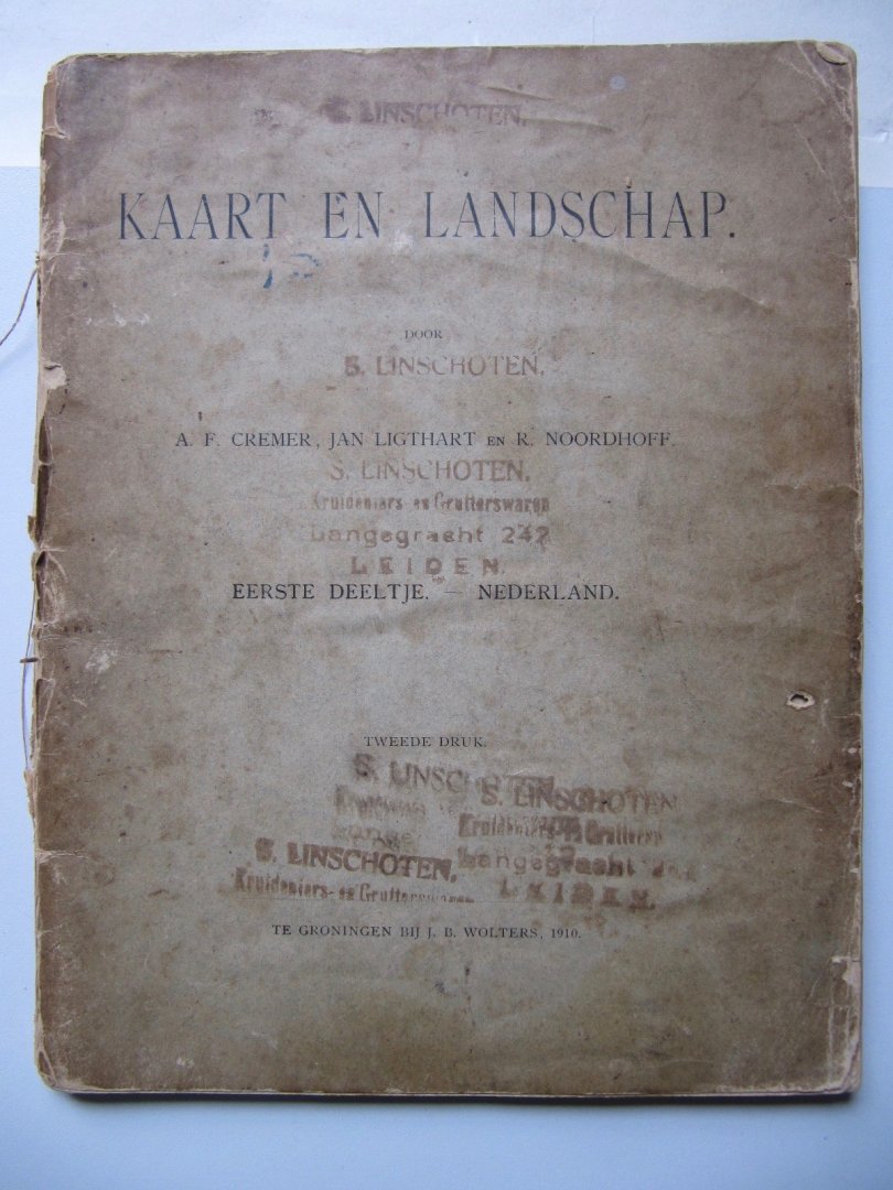 S. Linschoten - Kaart en Landschap - eerste deeltje