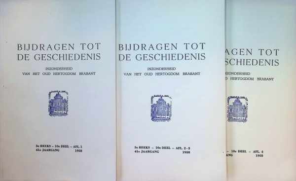  - Bijdragen tot de geschiedenis inzonderheid van het oud hertogdom Brabant 41e jaargang 1958