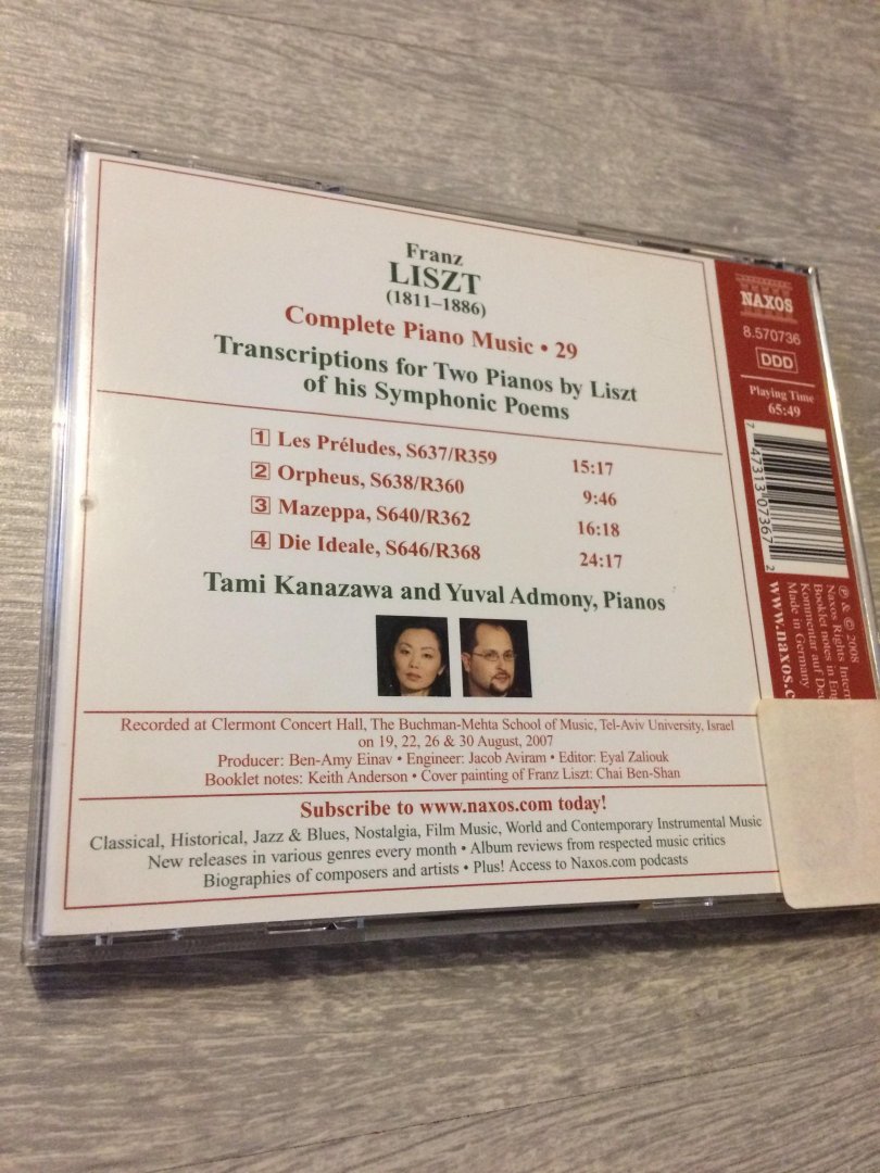 Frans Liszt - Complete Piano 29