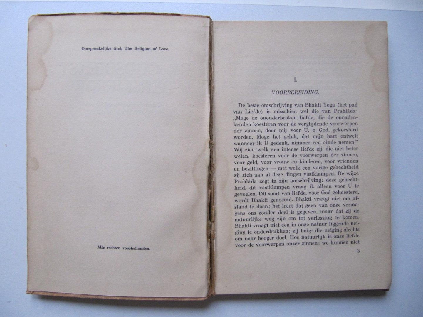 Swami Vivekananda - De Godsdienst der Liefde