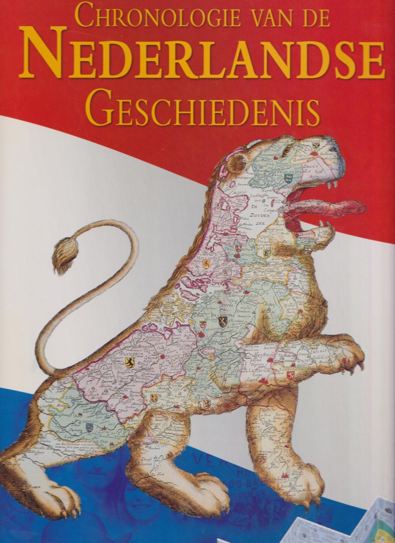 Verschoor (red), drs Jaap - Chronologie van de Nederlandse Geschiedenis - met uitvouwbare tijdbalk van bijna vier meter.