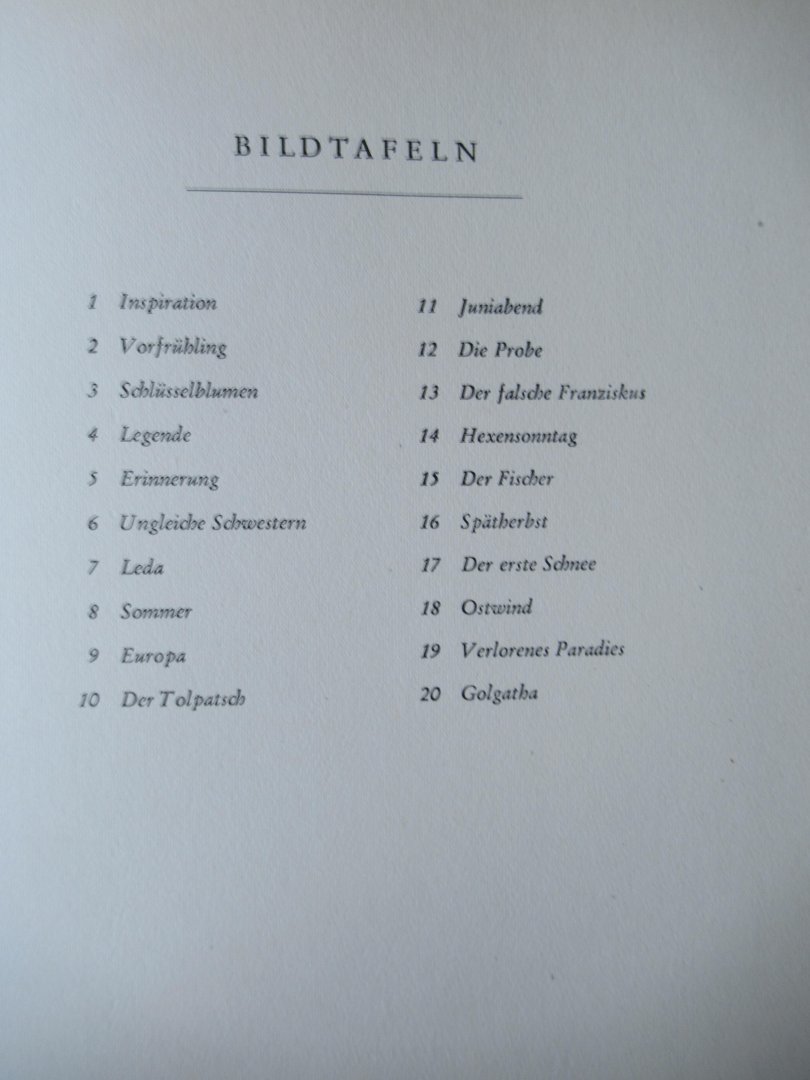 Hoefelmayr, Karl - Meditationen