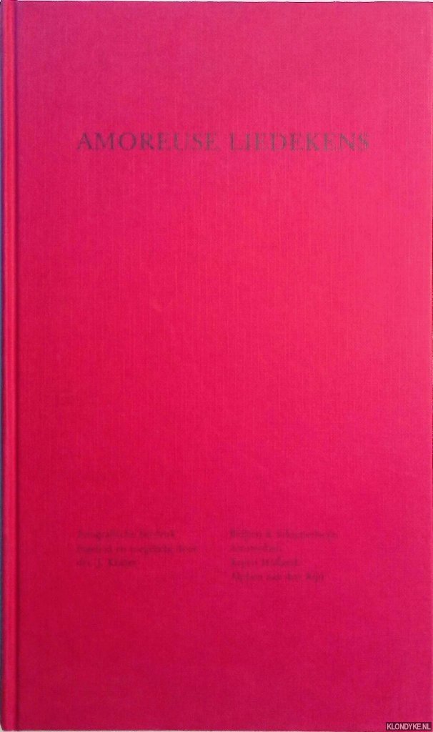 Klatter, J. - Amoreuse Liedekens