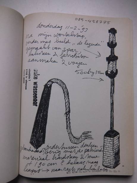 Cats, Margaretha, Hart, Kees 't, Heijdeman, Hans, et al (red.). - Faxuitgave van Praktikabel. Eerste jaargang, nummer 3, juni 1993. Podium per post.
