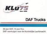DAF Trucks - KLu 75 1913-1988 DAF Trucks