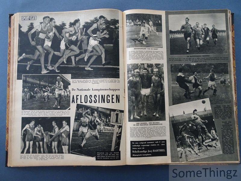 G. Defosse en J. Stockmans (red. en Mand.-Beheerders). - Sportclub: Belgisch weekblad. / Sport & Club: Belgisch weekblad. [Bundeling van 35 opeenvolgende nummers uit 1952, 6e jaargang, juni-decemeber)