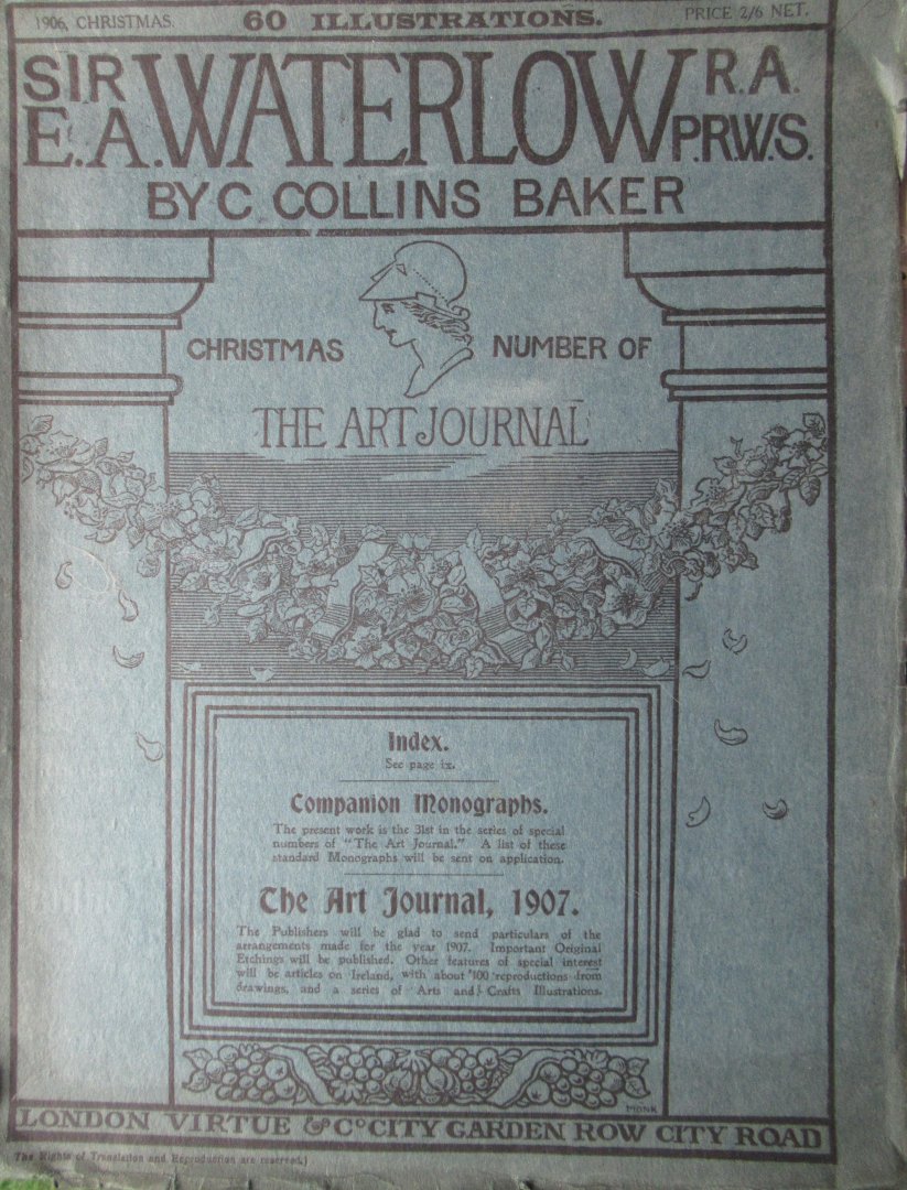 Collins Baker, C - Sir E.A. Waterlow, R.A., P.R.W.S. by C. Collins Baker. Christmas Number of The Art Journal