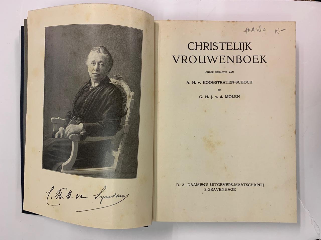 A.H. van Hoogstraten-Schoch 7 G.H.J. v.d. Molen - Christelijk Vrouwenboek
