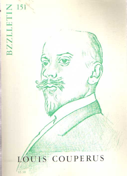 Cartens, Daan , Johan Diepstraten en Phil Muysson - Bzzlletin nr. 151. Louis Couperus nummer