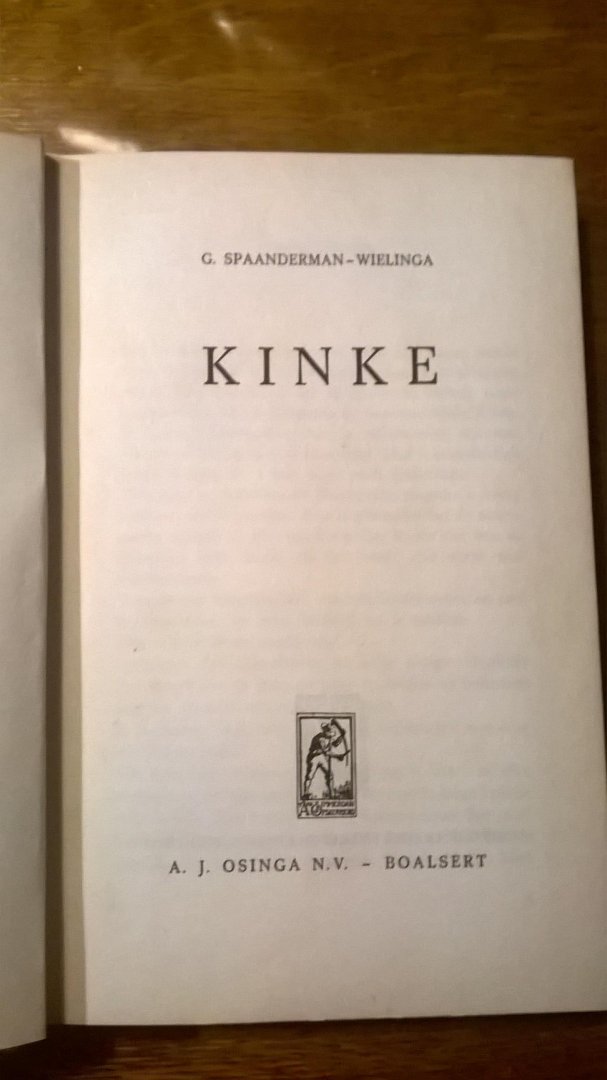 Spaanderman-Wielinga - Kinke