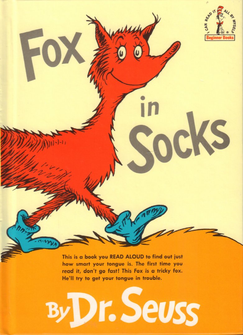 Dr. Seuss - Fox In Socks, 61 pag. hardcover, gave staat