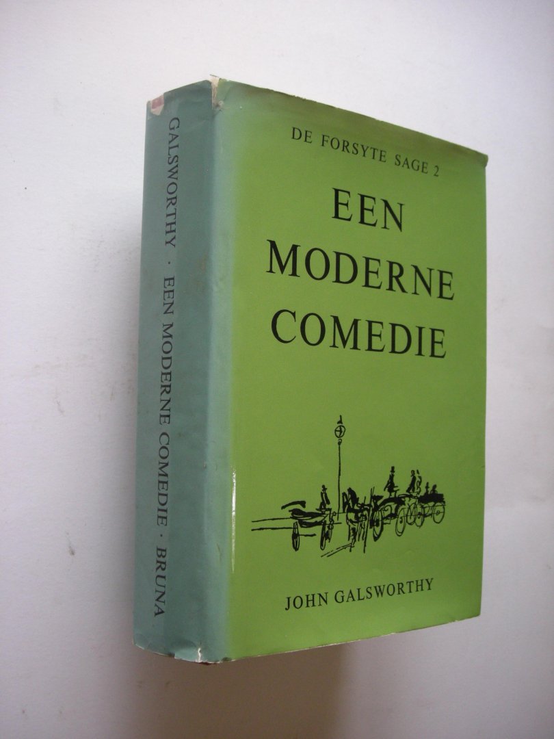 Galsworthy, John / Michon, G., bew. / Bruna, Dick, omslag - Een moderne comedie. De Forsyte sage 2 (vanaf 1922)