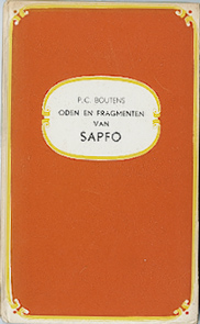 SAPPHO / Boutens, P.C. (vert.) - ODEN EN FRAGMENTEN VAN SAPFO