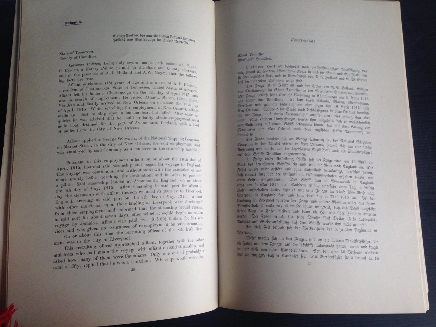  - Der Baralong-Fall, Over U-boot U 41