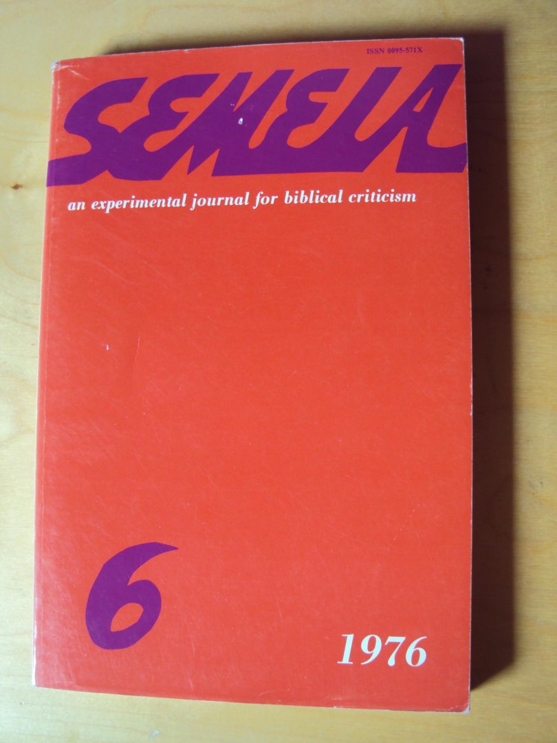 Petersen, Norman R. (ed.) - Semeia 6. Erhard Güttgemanns' "Generative Poetics"