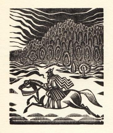 STUYVAERT, Victor - Het daghet in den Oosten, en twee andere balladen. Met inleiding door Dr M. Deruelle en houtsneden van V. Stuyvaert.