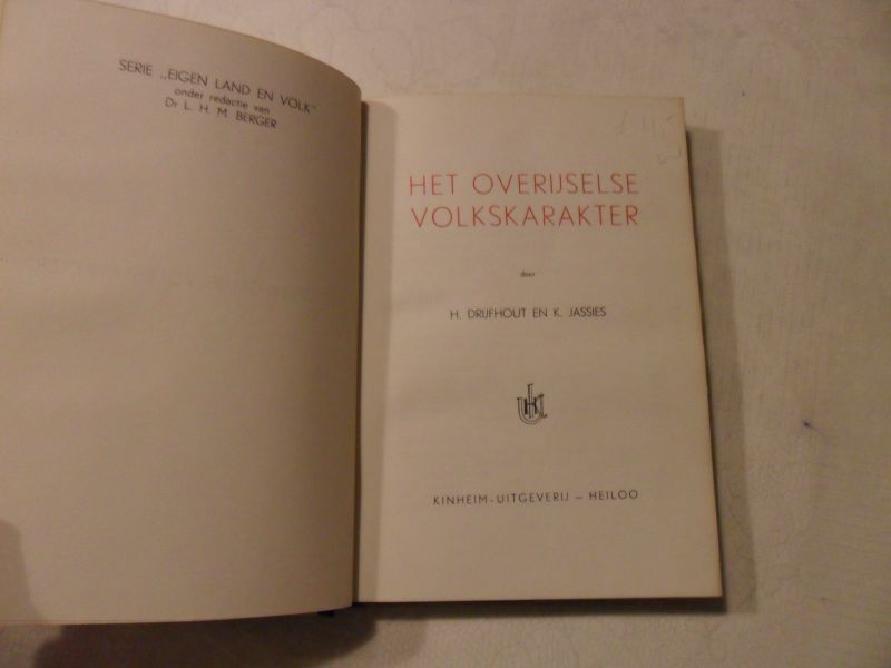 Drijfhout H. / Jassies K. - Het Overijselse volkskarakter