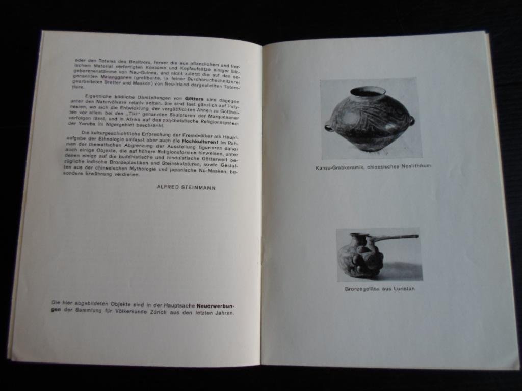  - Ausstellung Masken und Skulpturen, Völkerkundesammlung der Universität Zürich