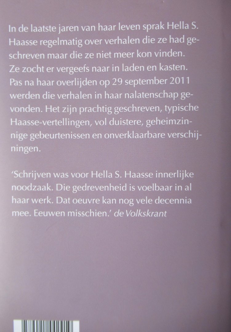 Haasse, Hella S. met nawoord van Patricia de Groot - Maanlicht. Verhalenbundel