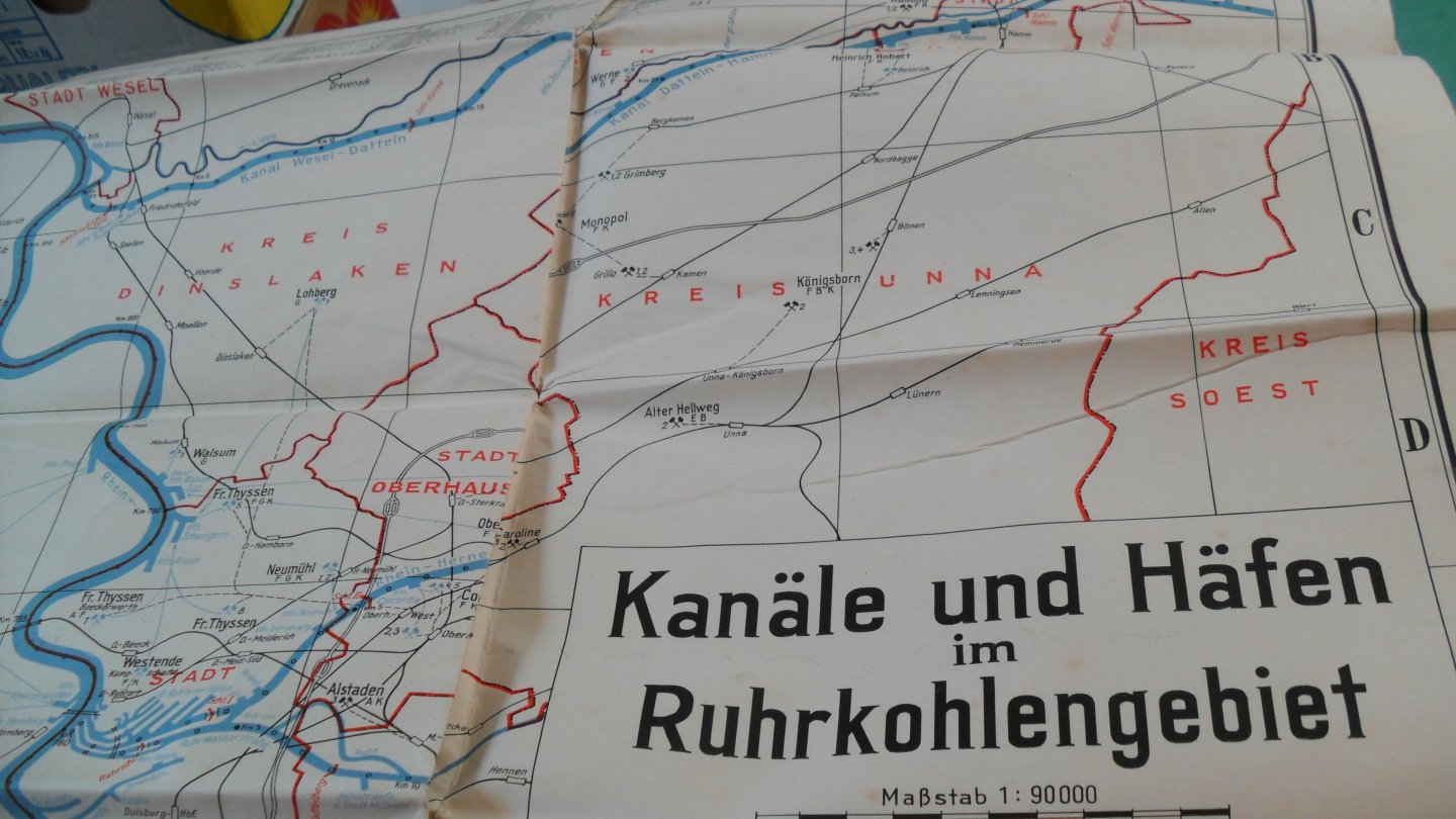 "Rhein" Duisburg - Kanale und Hafen im Ruhrkohlengebiet