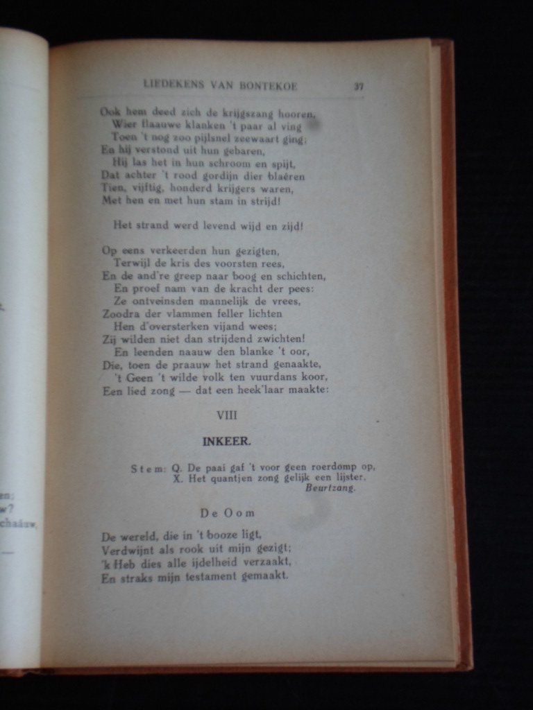 Potgieter, E.J. - Liedekens van Bontekoe en vijf novellen