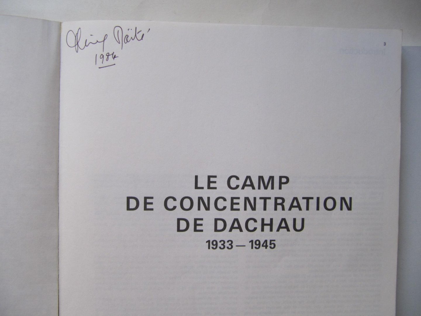Red. Barbara Distel, Ruth Jakusch - Le Camp de Concentration de Dachau 1933-1945