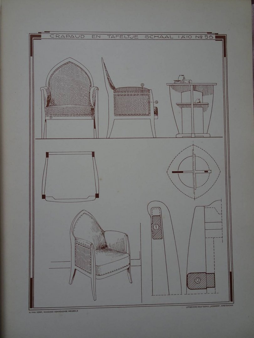 Dorp, H. van. - Moderne eenvoudige meubels