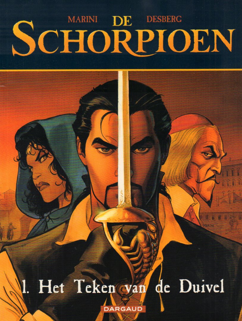 Marini & Desberg - De Schorpioen 01. Het Teken van de Duivel, softcover, gave staat
