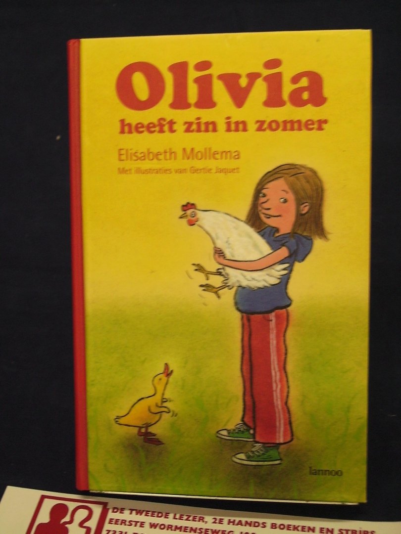 Mollema, Elisabeth met illustaties van Gertie Jacquet - Olivia heeft zin in zomer