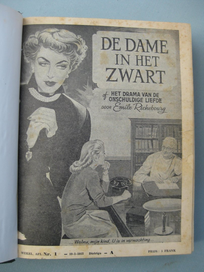 Richebourg, Emile - De dame in het zwart.