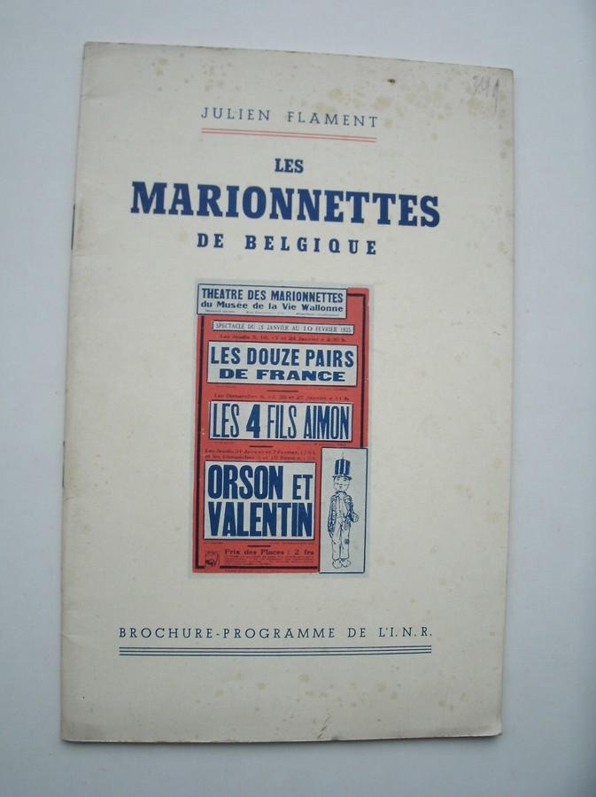 FLAMENT, J., - Les marionettes de Belgique.