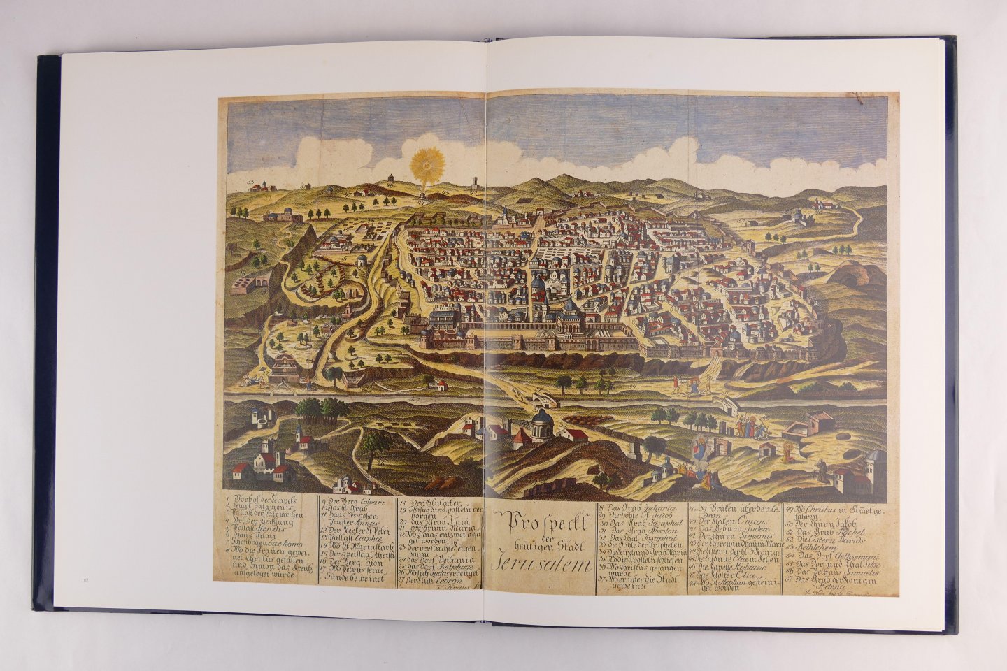 Sluys, W.G. van der - Het land van de Bijbel, oude kaarten en prenten van Israel (3 foto's)