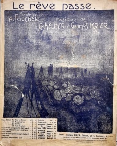 Krier, Georges: - Le rêve passe. Piano et chant. Baryton