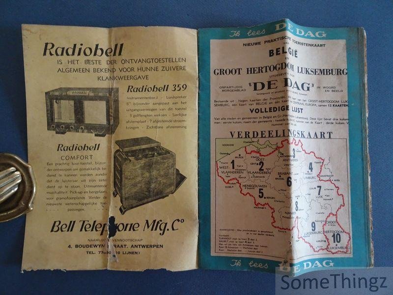 W. Seghers (samengesteld en getekend door) - Nieuwe praktische toeristenkaart van België en het Goot Hertogdom Luksemburg.