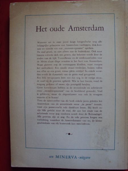 Schiltmeijer, J.R. - Amsterdam omstreeks 1780- Groot platenboek van het oude Amsterdam met uitgebreide toelichtingen.